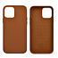 WIWU -  Telefoon Hoesje geschikt voor iPhone 13 - Calfskin Back Cover - Bruin