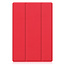 Case2go - Tablet hoes geschikt voor Samsung Galaxy Tab A8 (2022 &amp; 2021) - 10.5 inch - Flexibel TPU - Tri-Fold Book Case - Rood