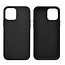 WIWU - Telefoon Hoesje geschikt voor iPhone 13 Pro Max - Calfskin Back Cover - Zwart