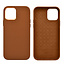 WIWU - Telefoon Hoesje geschikt voor iPhone 13 Pro Max - Calfskin Back Cover - Bruin