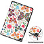 Case2go - Tablet Hoes geschikt voor Realme Pad - 10.4 inch - Tri-Fold Book Case - Auto Wake functie - Vlinders