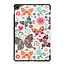 Case2go - Tablet Hoes geschikt voor Realme Pad - 10.4 inch - Tri-Fold Book Case - Auto Wake functie - Vlinders