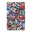 Case2go - Tablet Hoes geschikt voor Realme Pad - 10.4 inch - Tri-Fold Book Case - Auto Wake functie - Graffiti