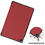 Case2go - Tablet Hoes geschikt voor Realme Pad - 10.4 inch - Tri-Fold Book Case - Auto Wake functie - Donker Rood