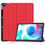 Case2go Case2go - Tablet Hoes geschikt voor Realme Pad - 10.4 inch - Tri-Fold Book Case - Auto Wake functie - Rood