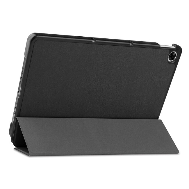 Case2go - Tablet Hoes geschikt voor Realme Pad - 10.4 inch - Tri-Fold Book Case - Auto Wake functie - Zwart