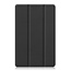 Case2go - Tablet Hoes geschikt voor Realme Pad - 10.4 inch - Tri-Fold Book Case - Auto Wake functie - Zwart