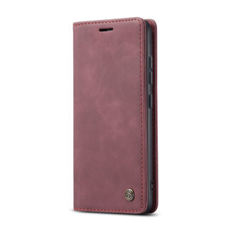 CaseMe CaseMe - Hoesje geschikt voor Samsung Galaxy S22 Plus 5G - Wallet Book Case - Magneetsluiting - Rood