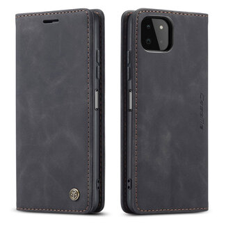 CaseMe CaseMe - Hoesje geschikt voor Samsung Galaxy A22 5G - Wallet Book Case - Magneetsluiting - Zwart