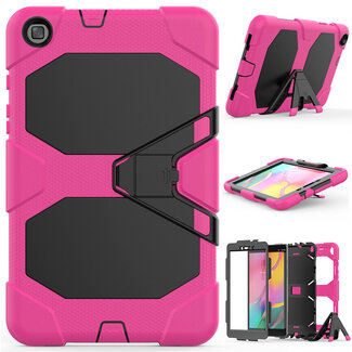 Case2go Case2go - Tablet hoes geschikt voor Samsung Galaxy Tab A 8.0 (2019) - Extreme Armor Case - Magenta