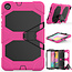 Case2go - Tablet hoes geschikt voor Samsung Galaxy Tab A 8.0 (2019) - Extreme Armor Case - Magenta