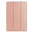 Tablet hoes voor iPad (2021, 2020 & 2019) tri-fold hoes met auto/wake functie - 10.2 inch - Rosé Goud