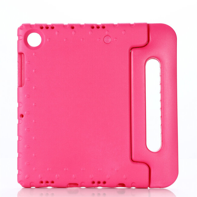 Case2go - Tablet Hoes geschikt voor Samsung Galaxy Tab A8 (2021) - 10.5 Inch - Schokbestendige case met handvat - Magenta