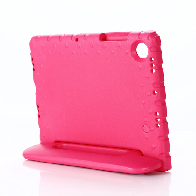 Case2go - Tablet Hoes geschikt voor Samsung Galaxy Tab A8 (2021) - 10.5 Inch - Schokbestendige case met handvat - Magenta
