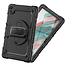 Case2go - Tablet Hoes geschikt voor Samsung Galaxy Tab A8 (2022 &amp; 2021) - 10.5 Inch - Heavy Duty Case met Ingebouwde Screenprotector en Schouderriem - Zwart