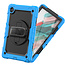 Case2go - Tablet Hoes geschikt voor Samsung Galaxy Tab A8 (2022 &amp; 2021) - 10.5 Inch - Heavy Duty Case met Ingebouwde Screenprotector en Schouderriem - Licht Blauw