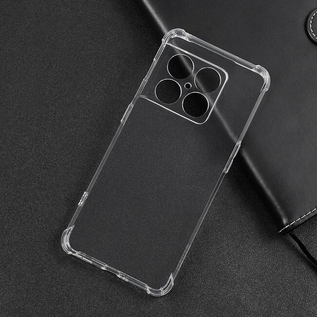 Telefoonhoesje geschikt voor OnePlus 10 Pro - Clear Soft Case - Siliconen Back Cover - Shock Proof TPU - Transparant