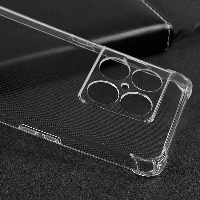 Telefoonhoesje geschikt voor OnePlus 10 Pro - Clear Soft Case - Siliconen Back Cover - Shock Proof TPU - Transparant