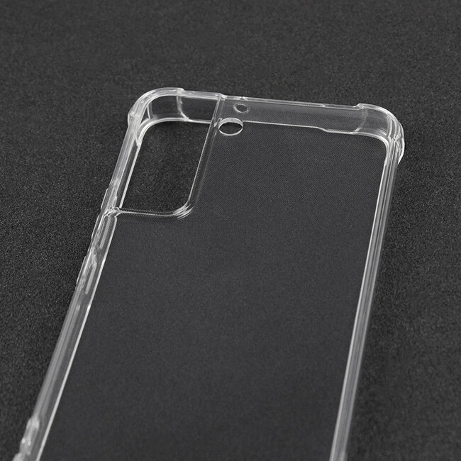 Telefoonhoesje geschikt voor Samsung Galaxy S22 Plus 5G - Clear Soft Case - Siliconen Back Cover - Shock Proof TPU - Transparant