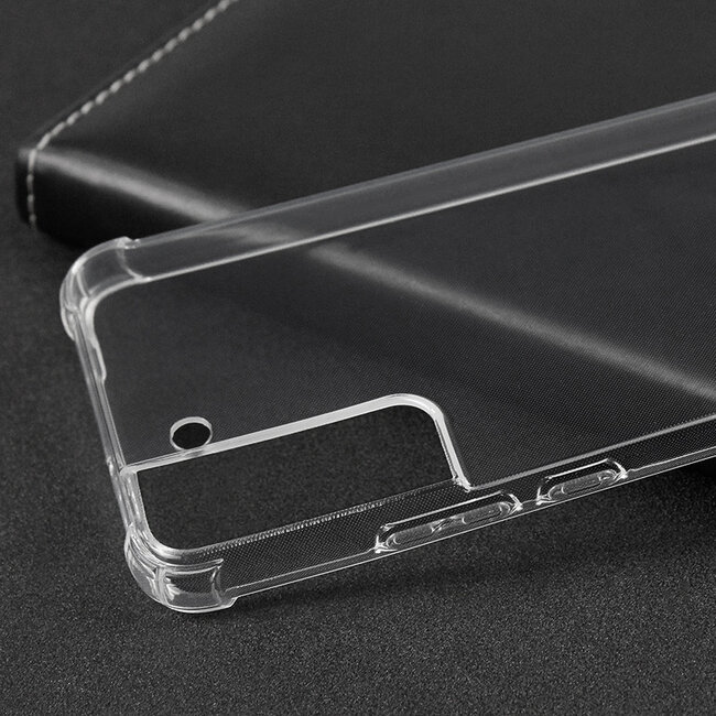 Telefoonhoesje geschikt voor Samsung Galaxy S22 Plus 5G - Clear Soft Case - Siliconen Back Cover - Shock Proof TPU - Transparant