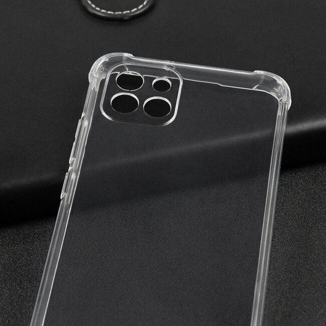 Telefoonhoesje geschikt voor Samsung Galaxy A03 - Clear Soft Case - Siliconen Back Cover - Shock Proof TPU - Transparant
