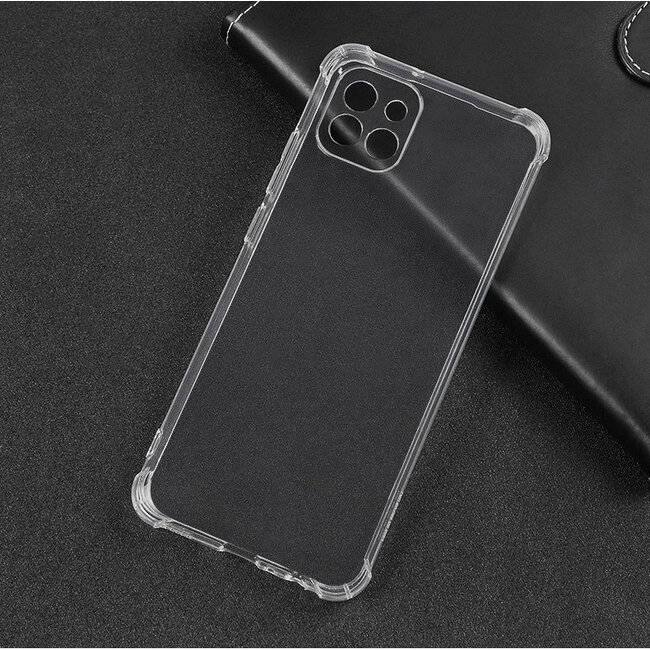 Telefoonhoesje geschikt voor Samsung Galaxy A03 - Clear Soft Case - Siliconen Back Cover - Shock Proof TPU - Transparant