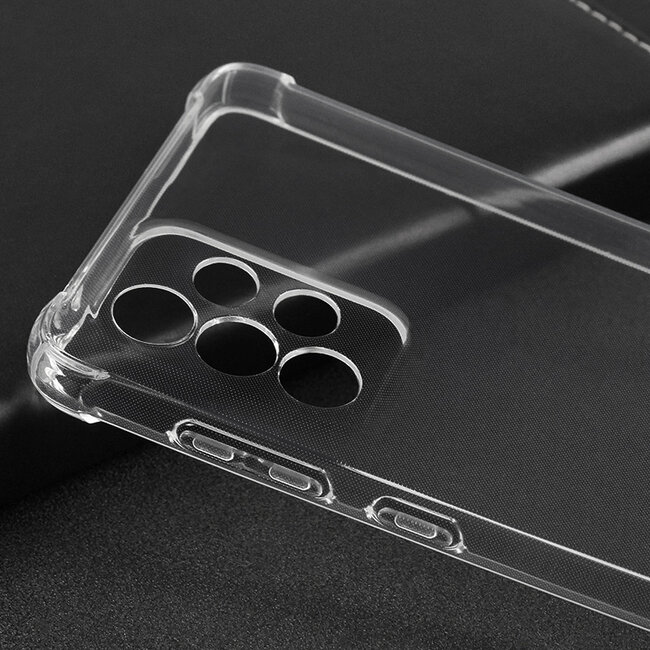 Telefoonhoesje geschikt voor Samsung Galaxy A73 5G - Clear Soft Case - Siliconen Back Cover - Shock Proof TPU - Transparant