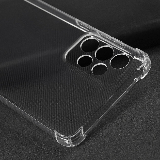 Telefoonhoesje geschikt voor Samsung Galaxy A73 5G - Clear Soft Case - Siliconen Back Cover - Shock Proof TPU - Transparant