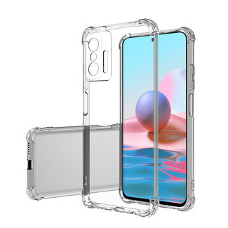 Case2go Hoesje voor Xiaomi 11T - Beschermende hoes - Back Cover - TPU Case - Zwart