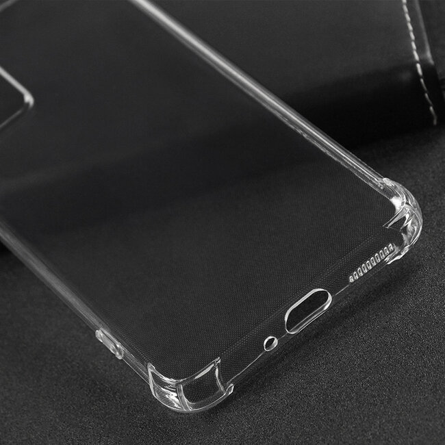 Telefoonhoesje geschikt voor Xiaomi 12 Pro - Clear Soft Case - Siliconen Back Cover - Shock Proof TPU - Transparant