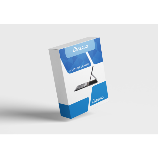 Case2go - Tablet Toetsenbord Hoes geschikt voor Samsung Galaxy Tab A8 (2021) - 10.5 inch - met Draadloos Bluetooth Toetsenbord en Stylus pen houder - Zwart