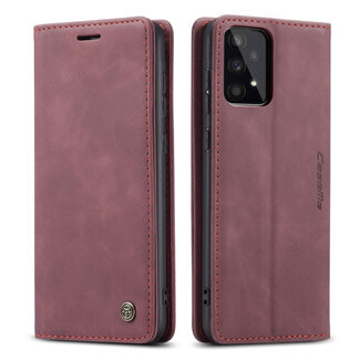 CaseMe CaseMe - Hoesje geschikt voor Samsung Galaxy A53 5G - Wallet Book Case - Magneetsluiting - Rood