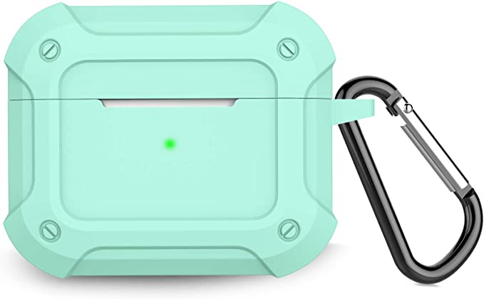 Case2go - Hoesje geschikt voor Apple Airpods Pro - Groen afbeelding