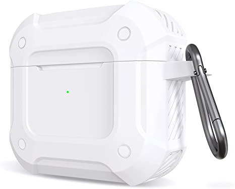 Case2go - Hoesje geschikt voor Apple Airpods Pro - Wit afbeelding