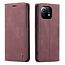 CaseMe - Hoesje geschikt voor Xiaomi MI 11 - Wallet Book Case - Magneetsluiting - Rood