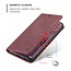 CaseMe - Hoesje geschikt voor Xiaomi MI 11 - Wallet Book Case - Magneetsluiting - Rood