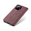 CaseMe - Hoesje geschikt voor Xiaomi MI 11 - Wallet Book Case - Magneetsluiting - Rood