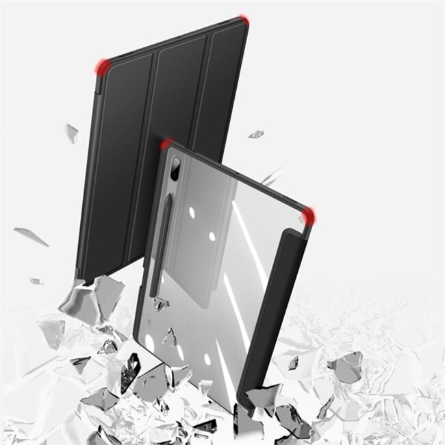 Dux Ducis - Tablet hoes geschikt voor Samsung Galaxy Tab S8 - Toby Series - Tri-Fold Book Case  - Blauw