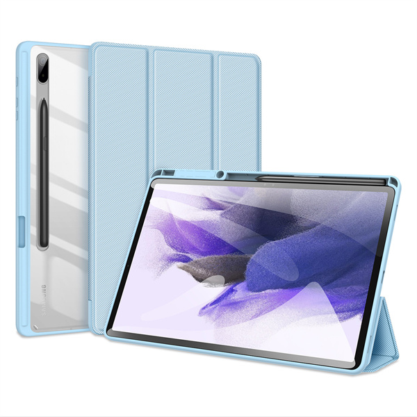 Dux Ducis - Tablet hoes geschikt voor Samsung Galaxy Tab S8 - Toby Series - Tri-Fold Book Case  - Blauw afbeelding