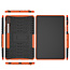 Case2go - Tablet Hoes geschikt voor Samsung Galaxy Tab S8 (2022) - Schokbestendige Back Cover - Met pencil houder - Oranje