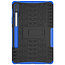 Case2go - Tablet Hoes geschikt voor Samsung Galaxy Tab S8 (2022) - Schokbestendige Back Cover - Met pencil houder - Donker Blauw