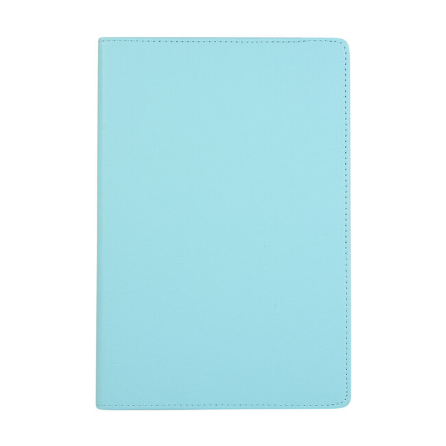 Case2go - Tablet hoes geschikt voor Samsung Galaxy Tab S8 (2022) - Draaibare Book Case Cover - 11 Inch - Licht Blauw