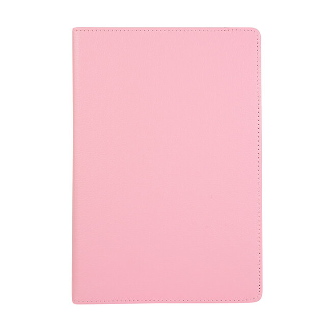 Case2go - Tablet hoes geschikt voor Samsung Galaxy Tab S8 (2022) - Draaibare Book Case Cover - 11 Inch - Roze