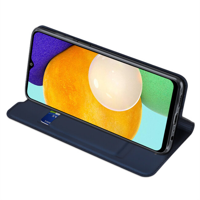 Dux Ducis - Hoesje geschikt voor Samsung Galaxy A03 - Skin Pro Book Case - Blauw
