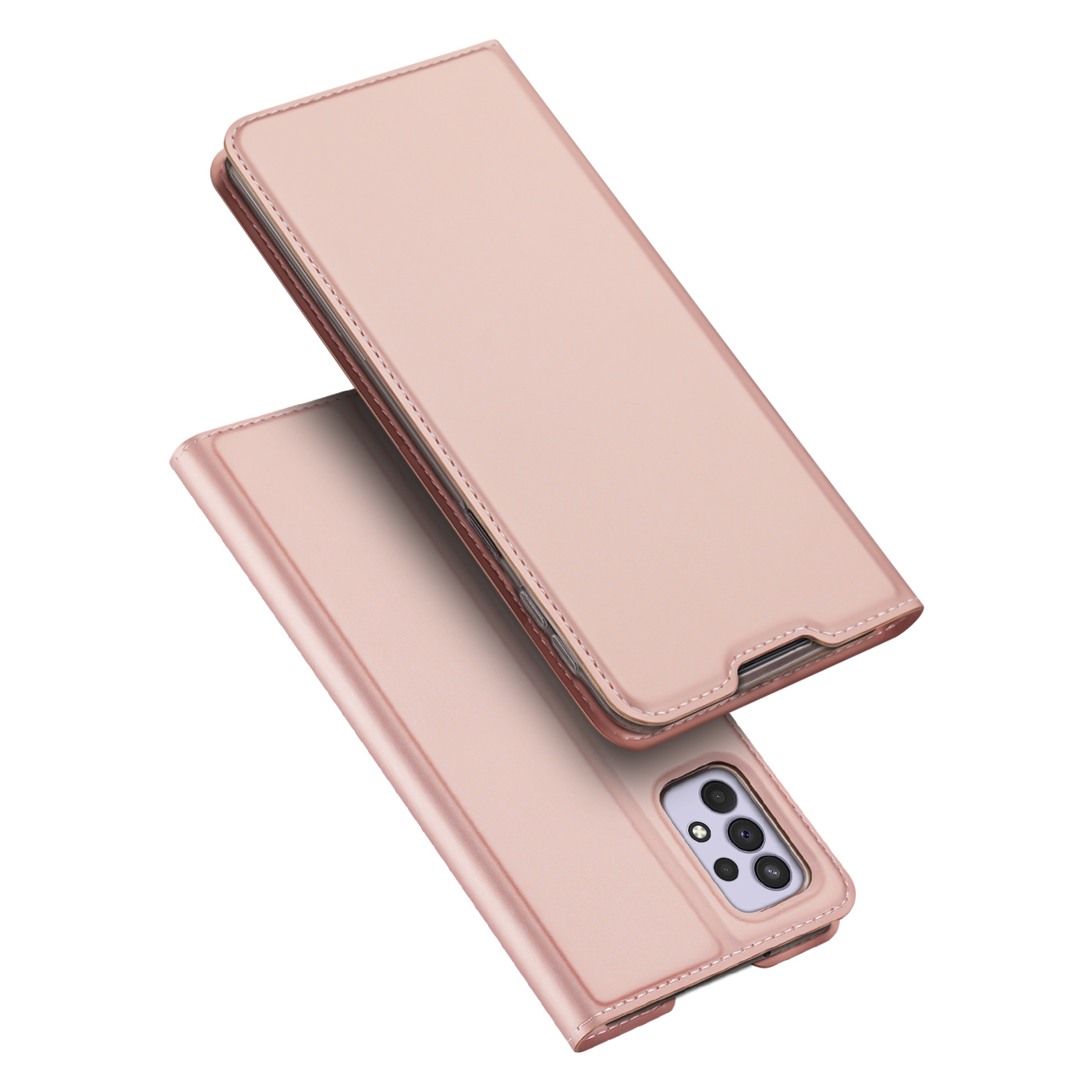 Dux Ducis - Telefoonhoesje geschikt voor Samsung Galaxy A33 5G - Skin Pro Book Case - Roze afbeelding