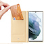 Dux Ducis - Telefoonhoesje geschikt voor Samsung Galaxy S22 Ultra - Skin Pro Book Case - Goud