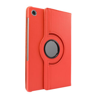 Case2go Case2go - Tablet Hoes geschikt voor Lenovo Tab M10 HD - 2e Generatie (TB-X306) - Draaibare Book Case Cover - 10.1 Inch - Oranje