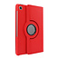 Case2go - Tablet Hoes geschikt voor Lenovo Tab M10 HD - 2e Generatie (TB-X306) - Draaibare Book Case Cover - 10.1 Inch - Rood