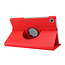 Case2go - Tablet Hoes geschikt voor Lenovo Tab M10 HD - 2e Generatie (TB-X306) - Draaibare Book Case Cover - 10.1 Inch - Rood
