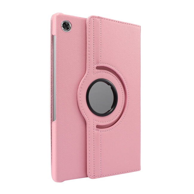 Case2go - Tablet Hoes geschikt voor Lenovo Tab M10 HD - 2e Generatie (TB-X306) - Draaibare Book Case Cover - 10.1 Inch - Roze